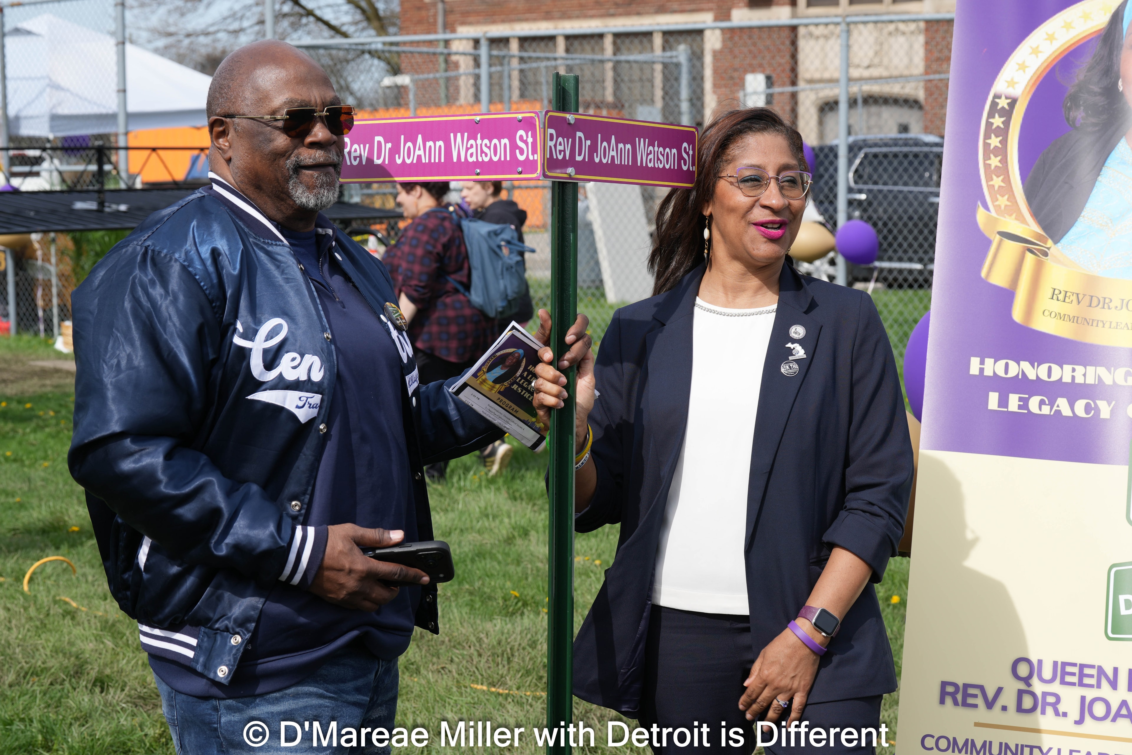 DCHSAO board members and alumni in a community meeting