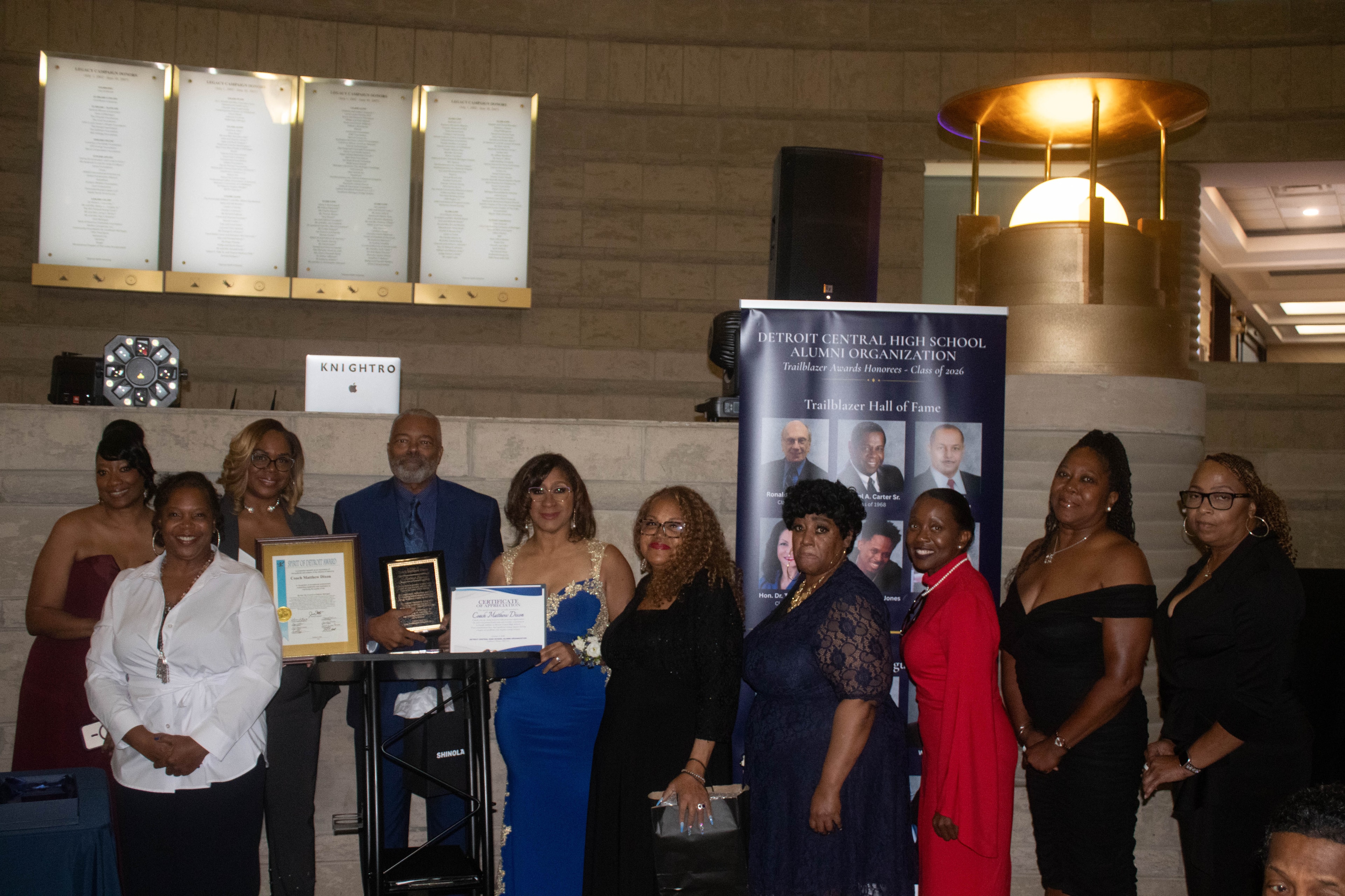 Detroit Central High School Alumni Hall of Fame ceremony